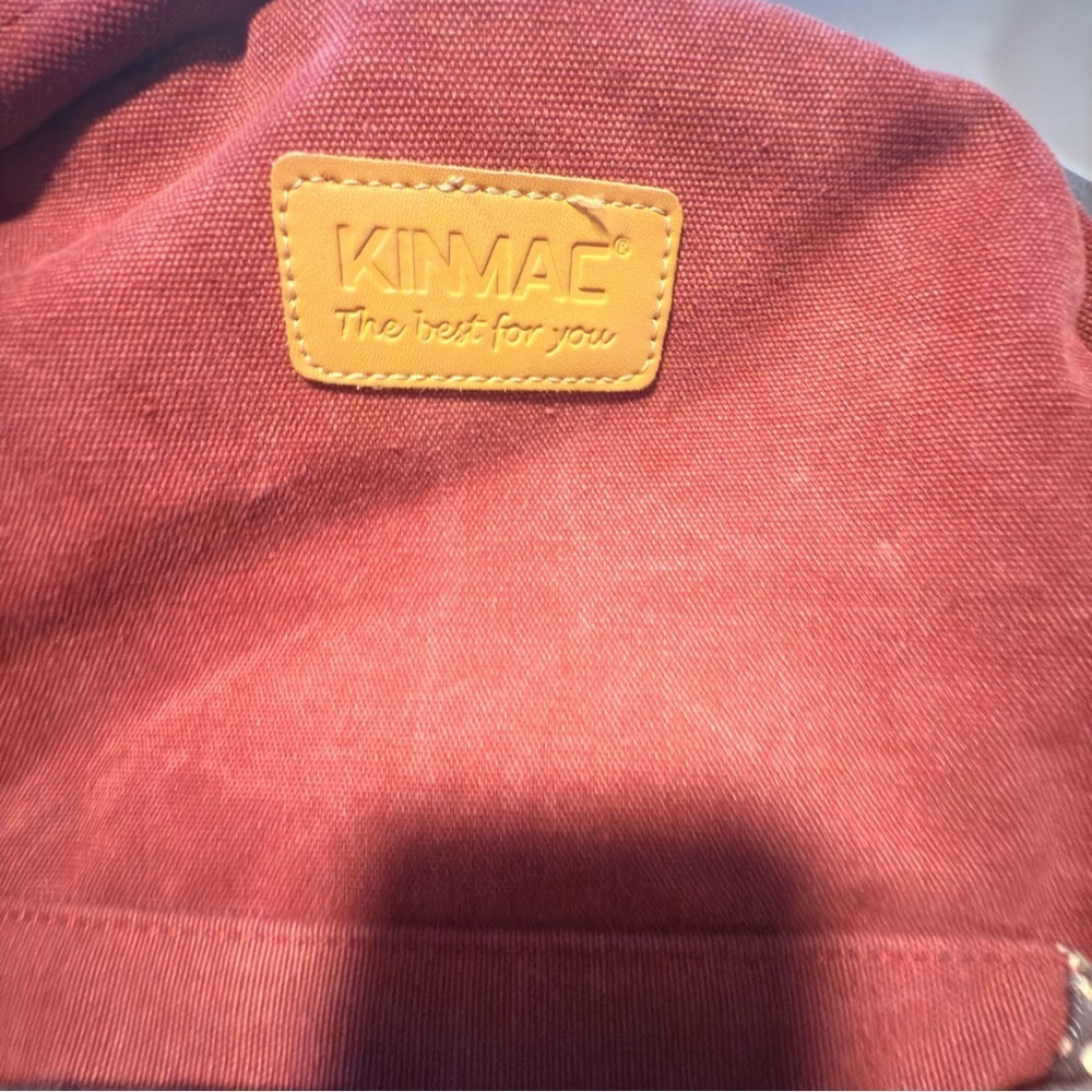 Red Backpack With Patterned Accents - image 7